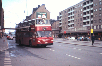 Buss 54 vid Hornstull